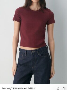 Aritzia Little Ribbed T-Shirt & tank